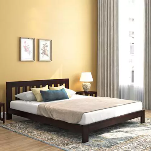 King Size Bed by Urban Ladder -Solid Wood In Mahogany Finish