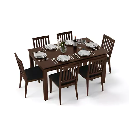 Diner 6 Seater Dining Table Set by Urban Ladder