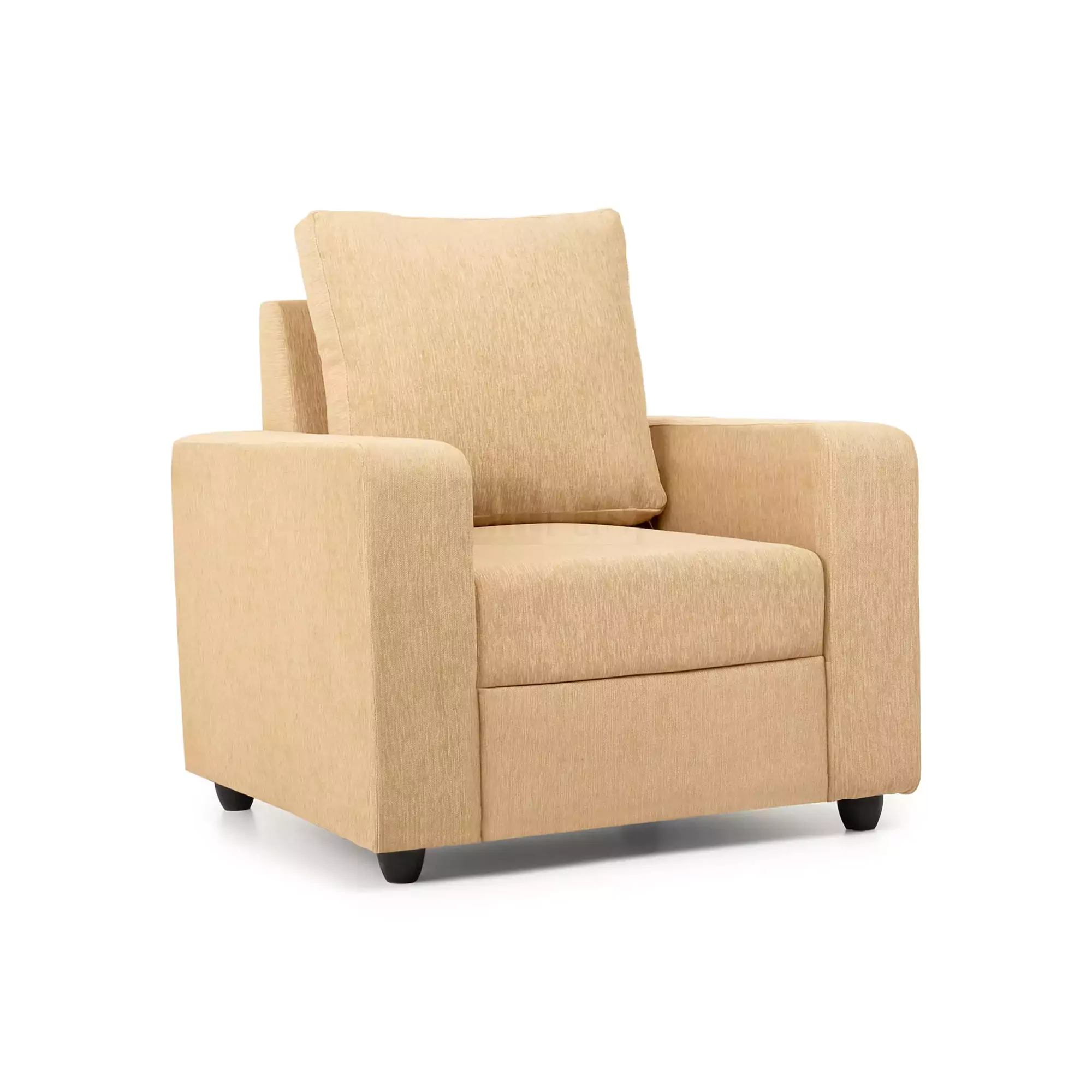 Klassik Beige 1 Seater Sofa by Elitrus