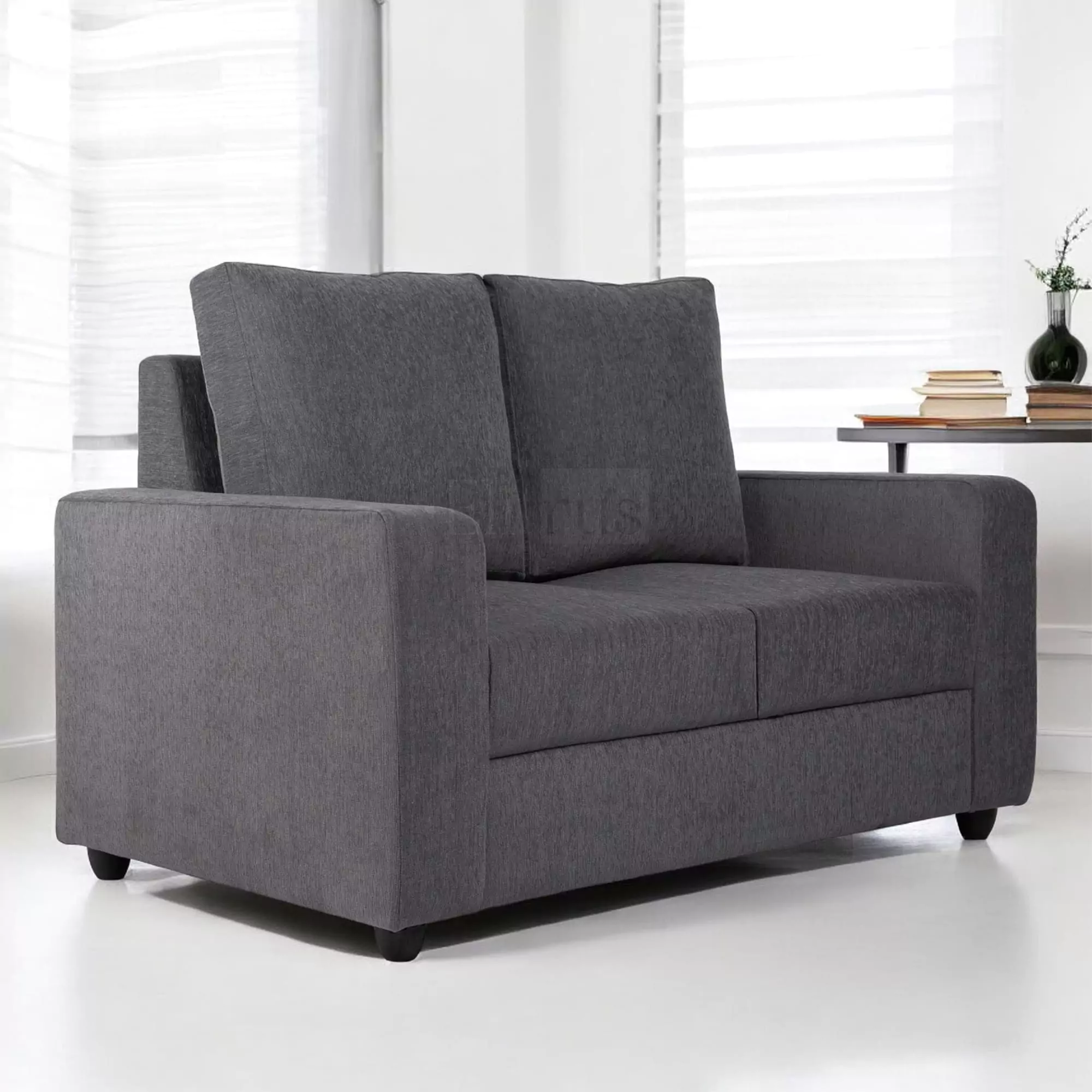 Klassik Grey 2 Seater Sofa by Elitrus