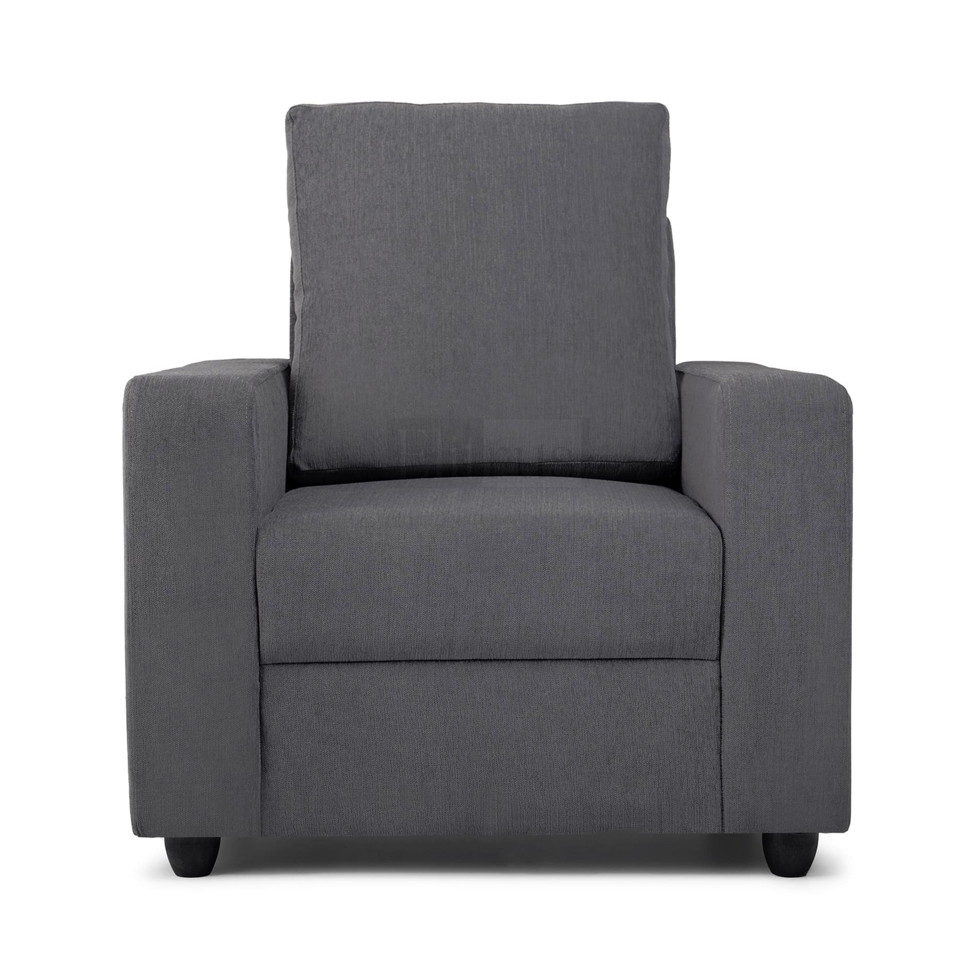 Klassik Grey 1 Seater Sofa by Elitrus