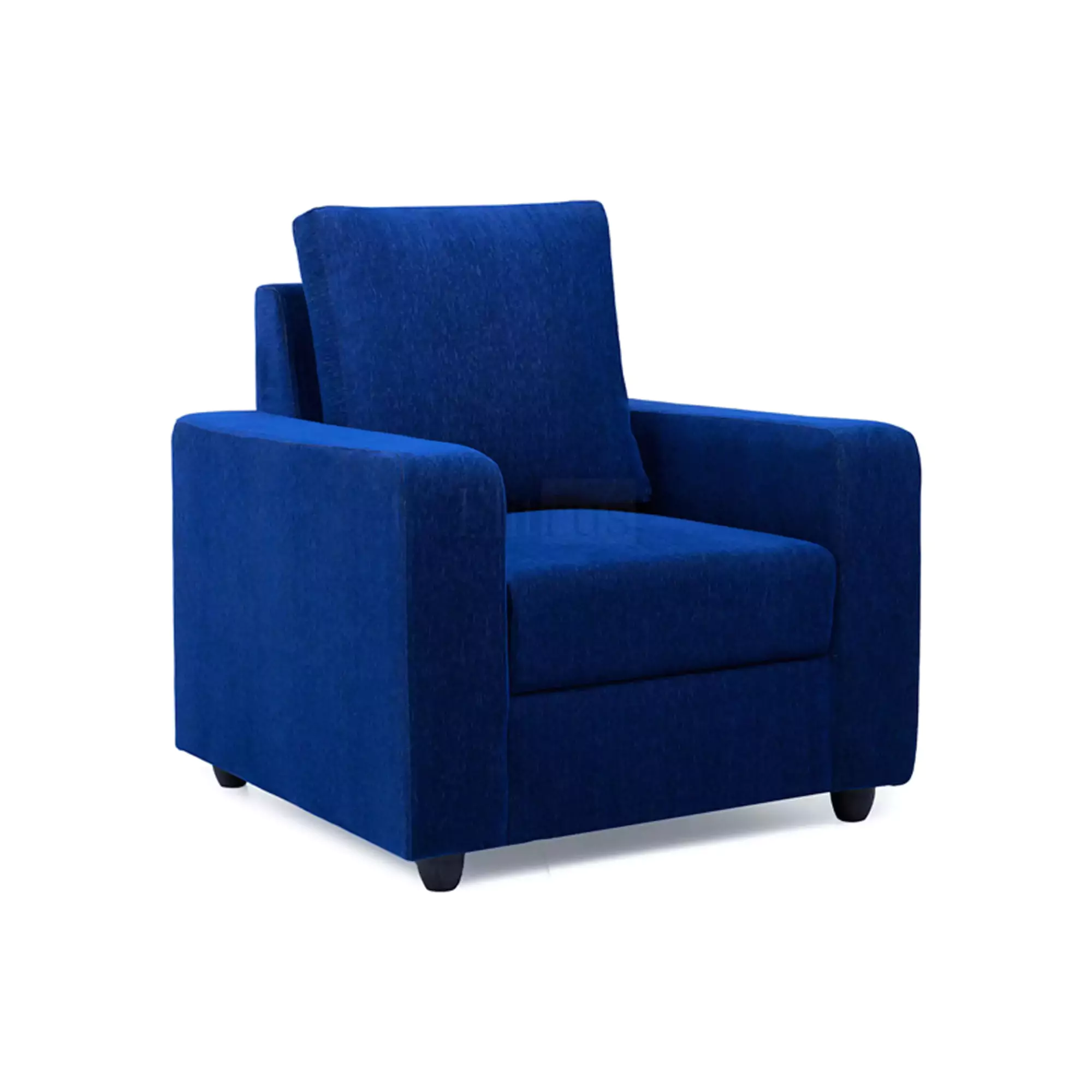 Klassik Blue 1 Seater Sofa by Elitrus