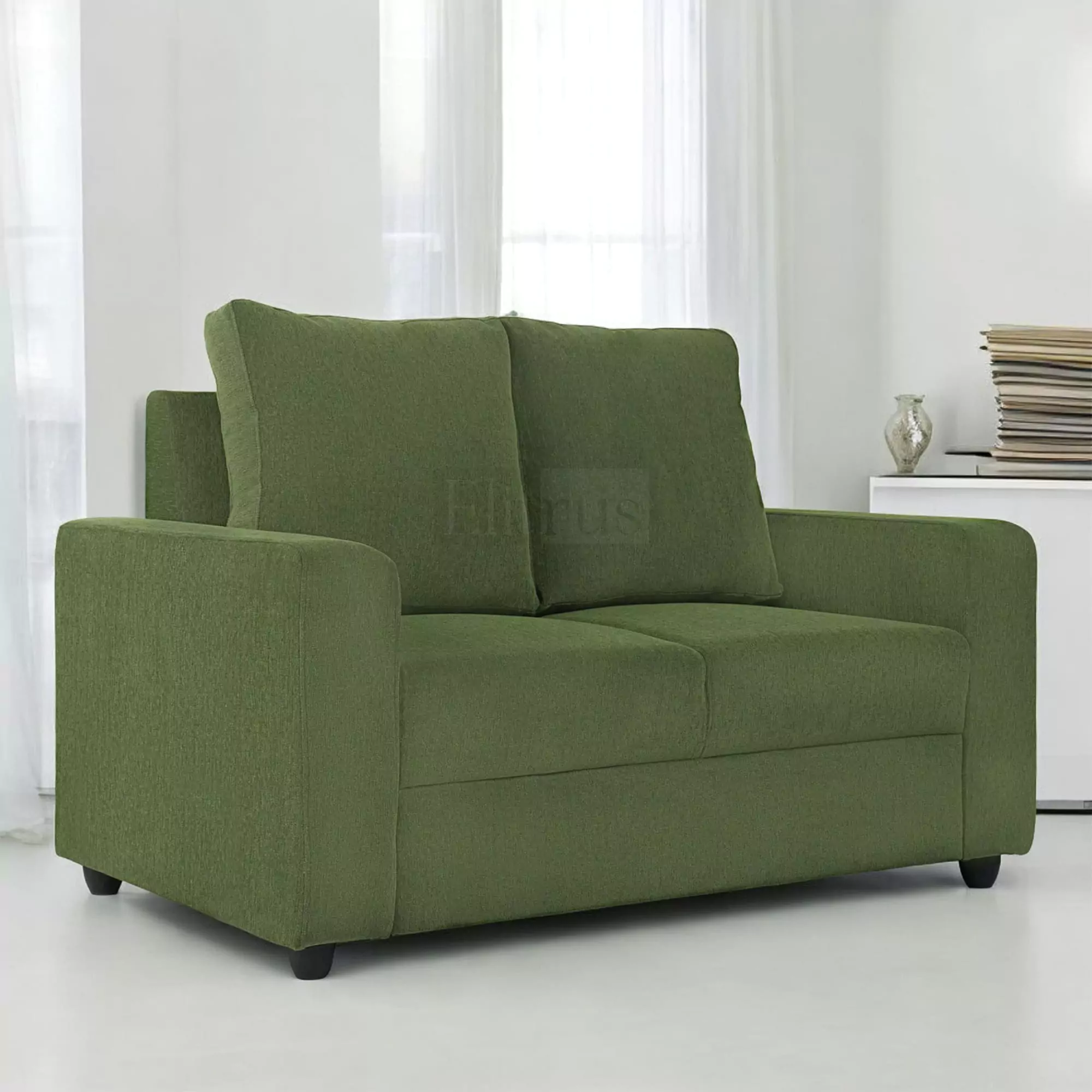 Klassik Green 2 Seater Sofa by Elitrus