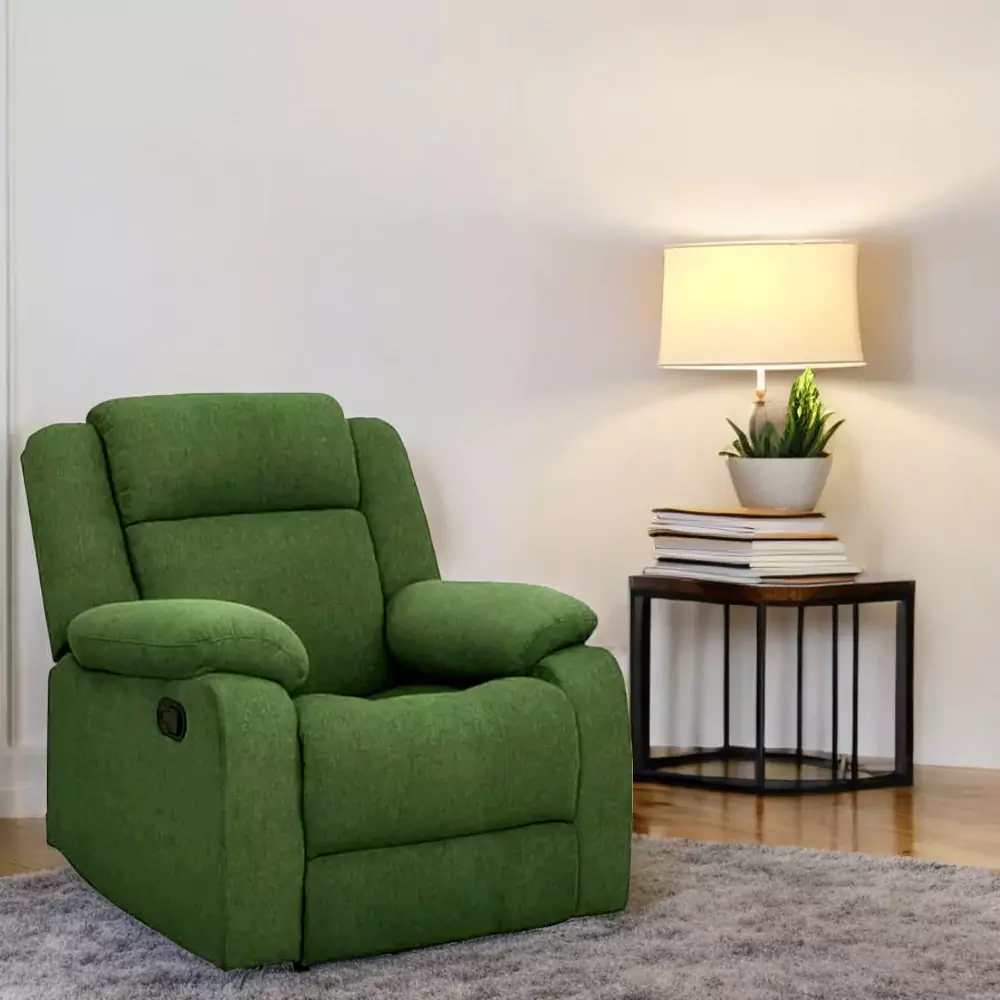 Klassik Green 1 seater Recliner by Elitrus 