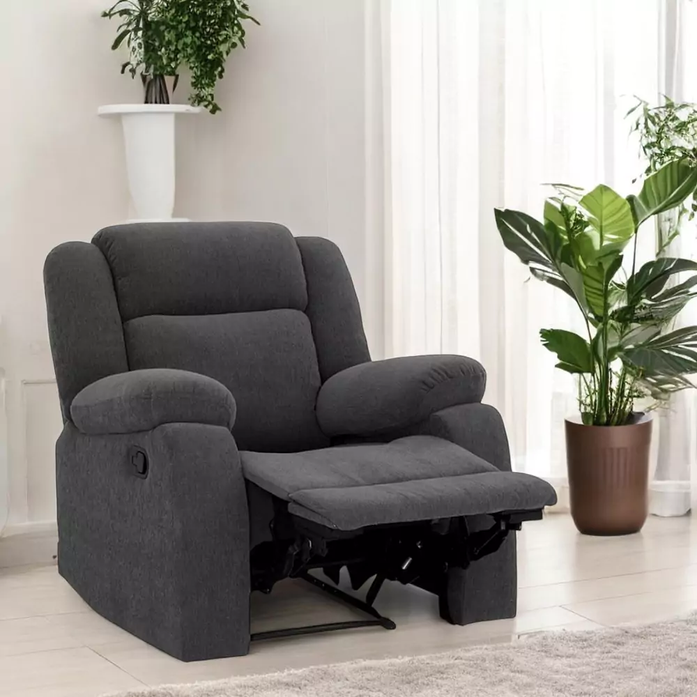 Klassik Grey 1 seater Recliner by Elitrus 