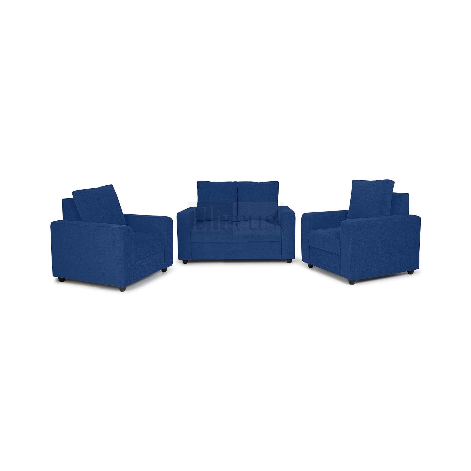 Combo 18 - Klassik Blue 2 Seater + 1 Seater + 1 Seater Sofa by Elitrus