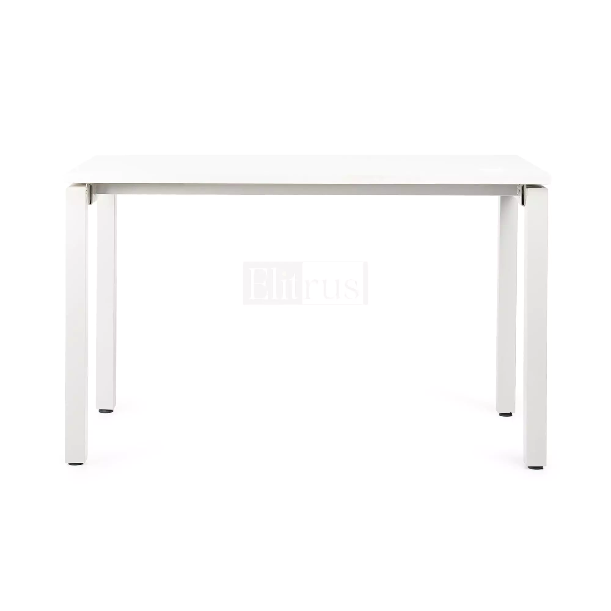 Elitrus (2 X 4 Feet) 1 Seater Office Workstation Table Powder coated metal base with with Prelam particle board top