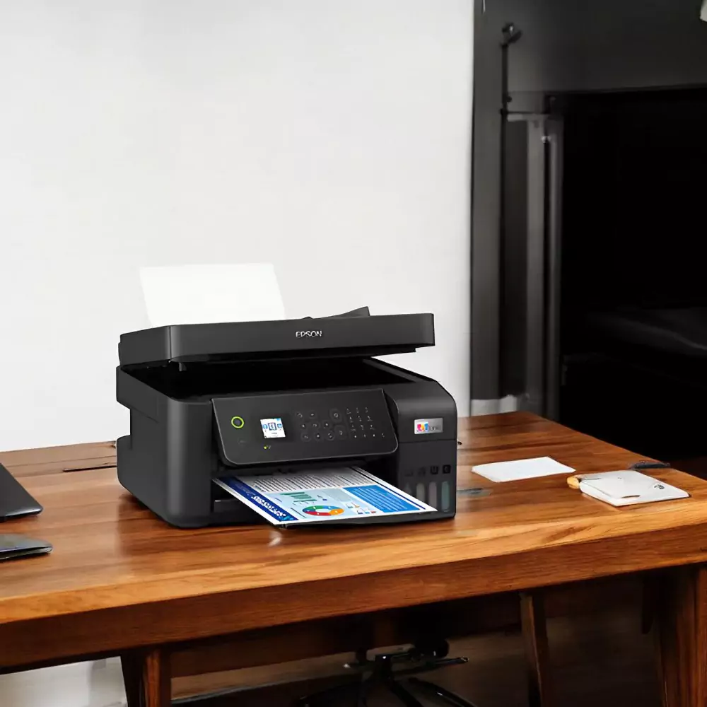 Ink Tank Printer - A4 Size, Colour, Print, Scan, Copier, Wi-fi Connect