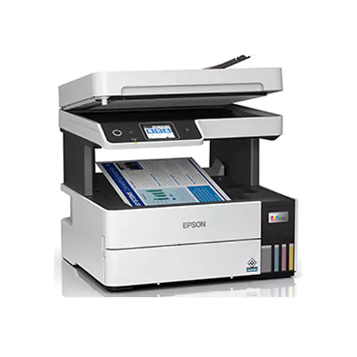 Ink Tank Printer- A4 Size, Print, Scan, Copy, ADF, Auto Duplex, Wi-Fi, Network I Color, Medium